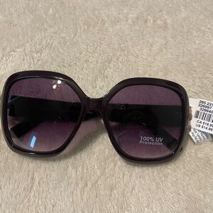 Black and Gold Sunglasses